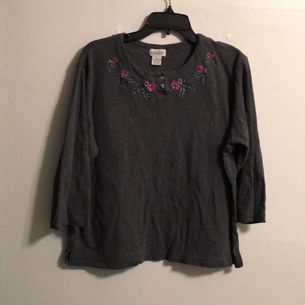 CLASSIC ELEMENTS ladies NWOT blouse,L